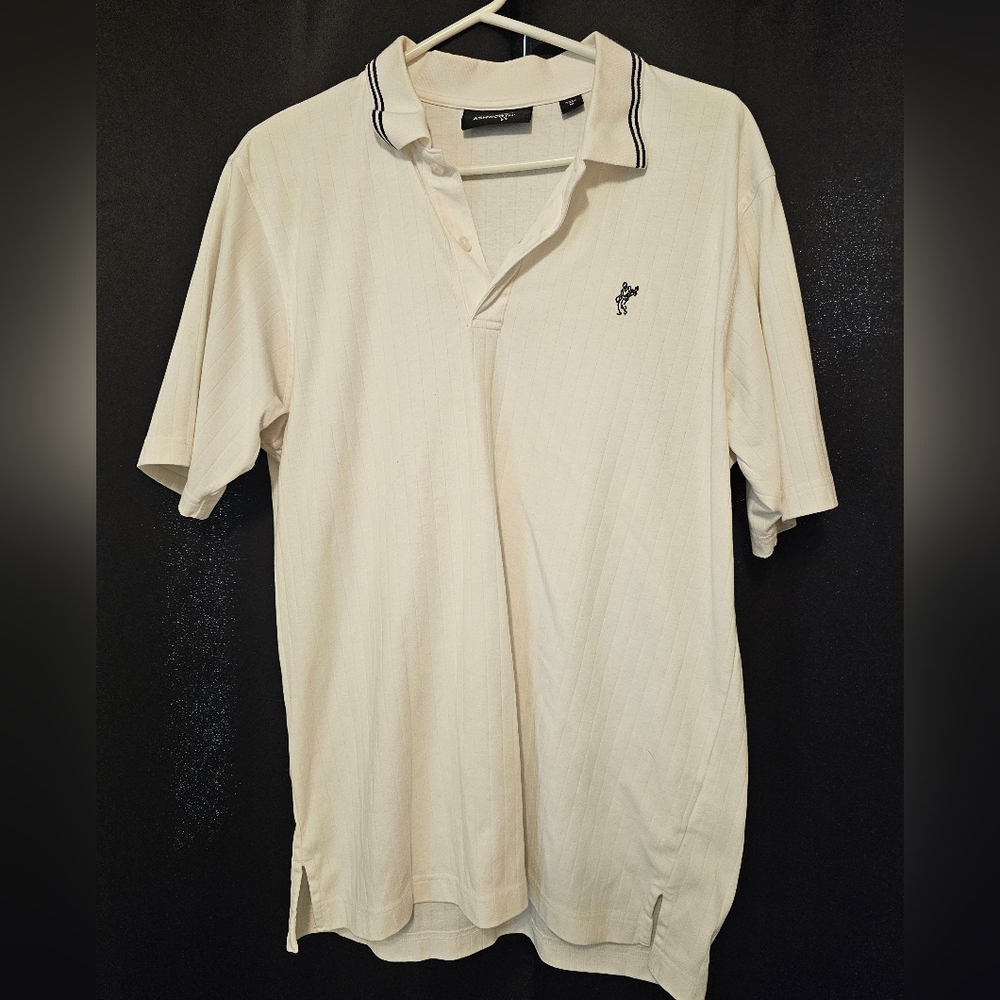 Ashworth Cream Polo with Black Trim